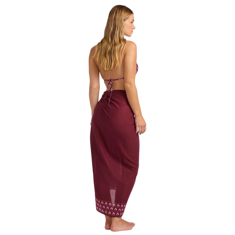 Seafolly Woodblock Sarong image number 1